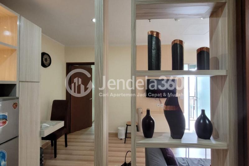 Living Room 1BR Apartment with City View at Sahid Sudirman Residence