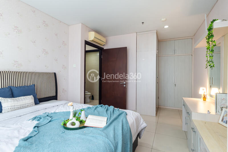 Bedroom 1 2BR Apartment with City View at Central Park Apartment