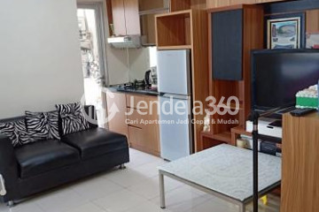 Kitchen Spacious 2BR Apartment High Floor with City View at Pasar Baru Mansion Apartment