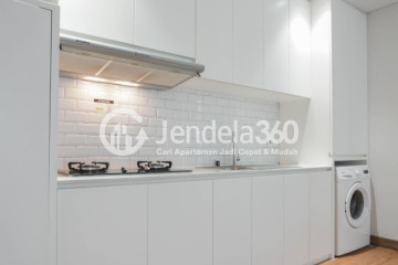 Kitchen Middle Floor 2BR Apartment with City View at Gardenia Boulevard Apartment
