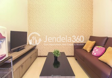 Living Room Thamrin Residence Apartment 1BR Fully Furnished