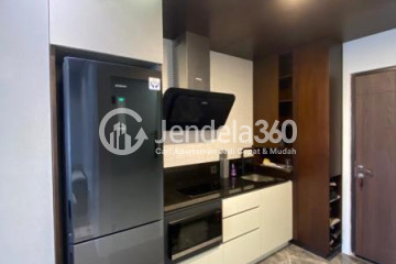 Kitchen Homey 1BR Apartment at Tamansari Semanggi Apartment Middle Floor