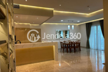 Living Room Pakubuwono Residence 3+2BR Semi Furnished