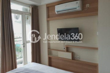 Bedroom Low Floor Studio Apartment with City View at Elpis Residence Apartment