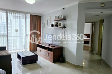 Living Room 3BR Apartment with City View at Horison Suites Residence