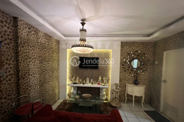 Living Room Fancy 2BR Apartment at Modernland Golf Apartment Tower Biru