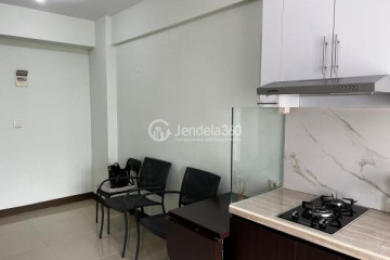 Living Room 1BR Bintaro Park View Apartment at Middle Floor
