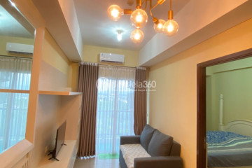 Living Room Well Furnished 1BR Apartment at Saveria Apartment Middle Floor