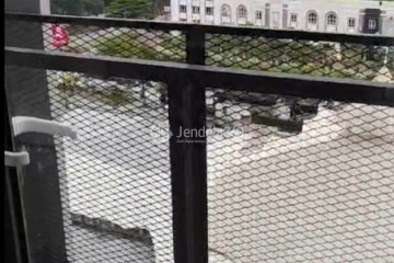 Balcony Low Floor Studio Apartment with City View at Monroe Jababeka Apartment