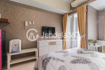 Bedroom Well Furnished Studio Apartment at Grand Dhika City Apartment Middle Floor