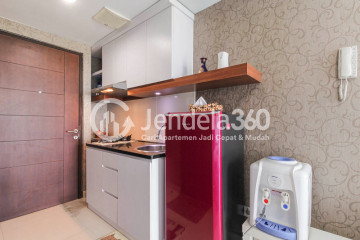 Kitchen Well Furnished Studio Apartment at Grand Dhika City Apartment Middle Floor