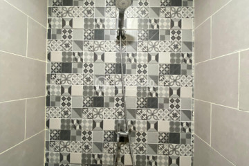 Bathroom Middle Floor Studio Apartment with City View at Mahata Serpong Apartment