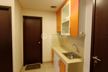 Kitchen Lovely 1BR Apartment Low Floor with City View at Saveria Apartment