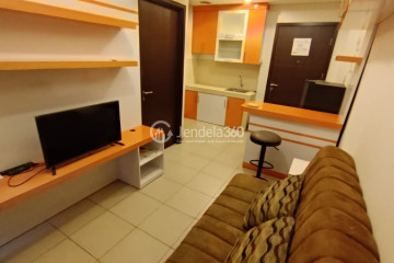 Living Room Lovely 1BR Apartment Low Floor with City View at Saveria Apartment