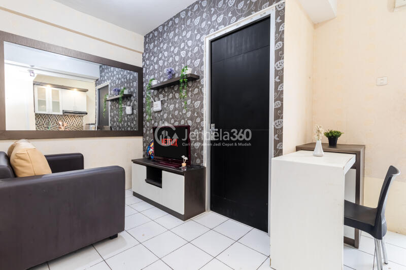Living Room Pancoran Riverside Apartment 2BR Fully Furnished