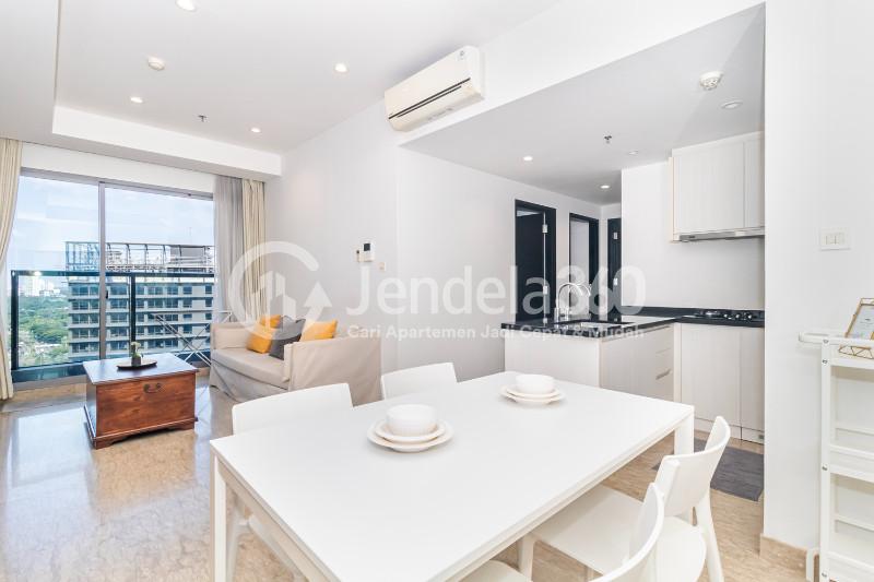 Dining Room 2BR Apartment with  View at Branz BSD Apartment