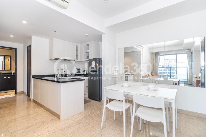 Kitchen 2BR Apartment with  View at Branz BSD Apartment