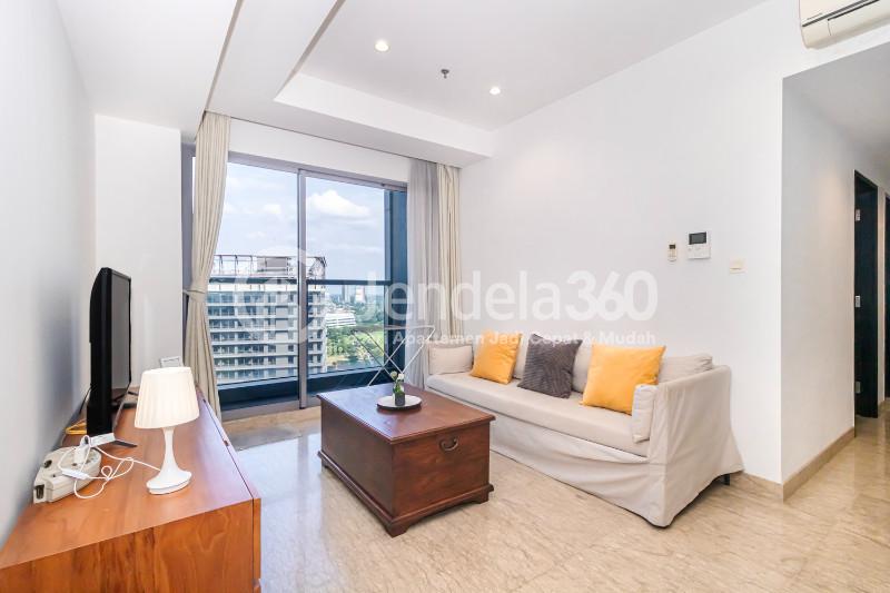 Living Room 2BR Apartment with  View at Branz BSD Apartment