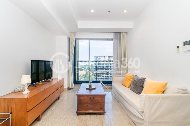 Living Room 2BR Apartment with  View at Branz BSD Apartment