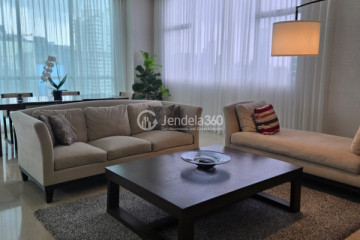Living Room 3BR Apartment with  View at Kuningan Place Apartment