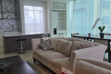 Living Room 3BR Apartment with  View at Kuningan Place Apartment
