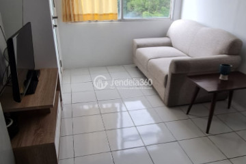 Living Room Low Floor 2BR Apartment with  View at The Jarrdin Cihampelas Apartment