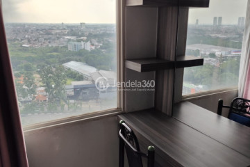 Bedroom Peaceful Studio Apartment High Floor with City View at Kota Ayodhya Apartment