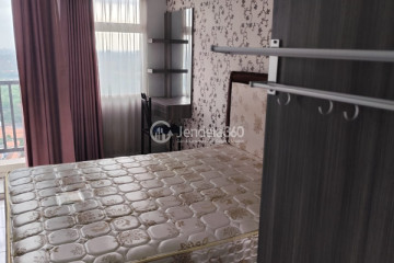 Bedroom Peaceful Studio Apartment High Floor with City View at Kota Ayodhya Apartment