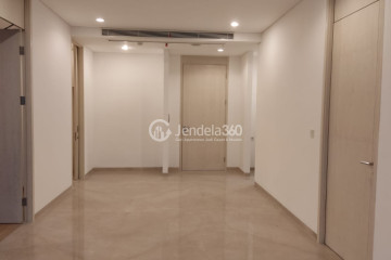 Living Room 2BR Apartment with utara jalan tol View at Izzara Apartment