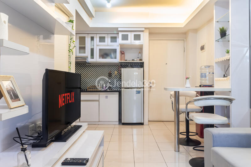 Living Room Good Deal 2BR Apartment High Floor with City View at Pakubuwono Terrace