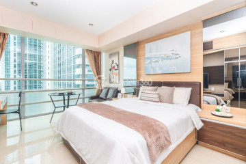 Bedroom High Floor Studio Apartment with  View at U Residence Karawaci