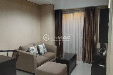 Living Room 1BR Apartment with City View at Trivium Terrace
