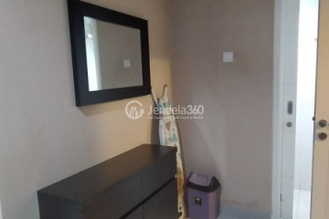 Living Room 1BR Apartment with City View at Trivium Terrace