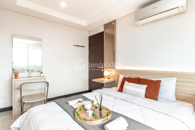 Bedroom 1 Elegant 2BR Apartment Low Floor with City View at Sky Terrace Apartment