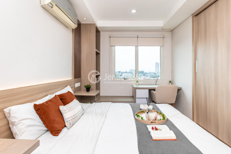 Bedroom 1 Elegant 2BR Apartment Low Floor with City View at Sky Terrace Apartment