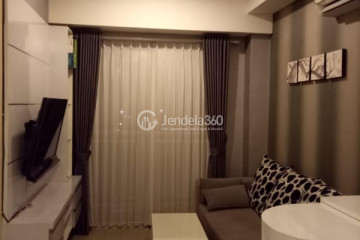 Living Room Stylish 1BR Apartment Low Floor with City View at Trivium Terrace