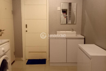 Living Room Stylish 1BR Apartment Low Floor with City View at Trivium Terrace