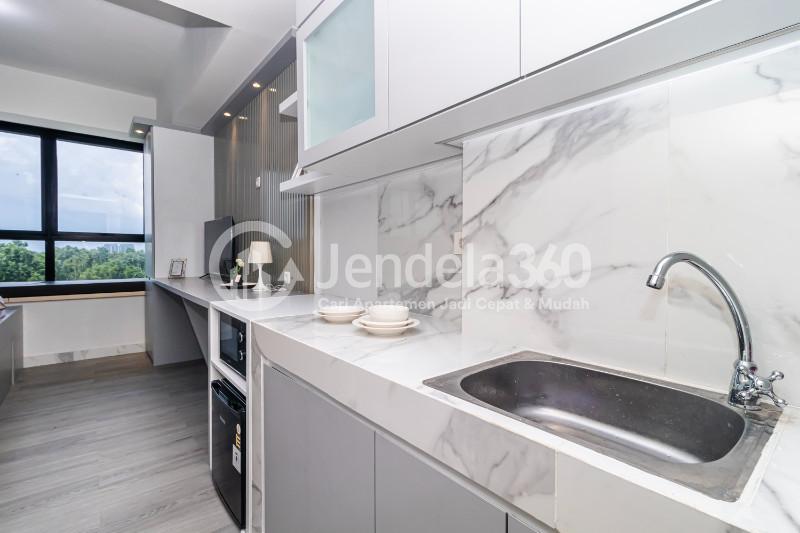 Kitchen Cozy Studio Apartment Low Floor with  View at The Parc SouthCity