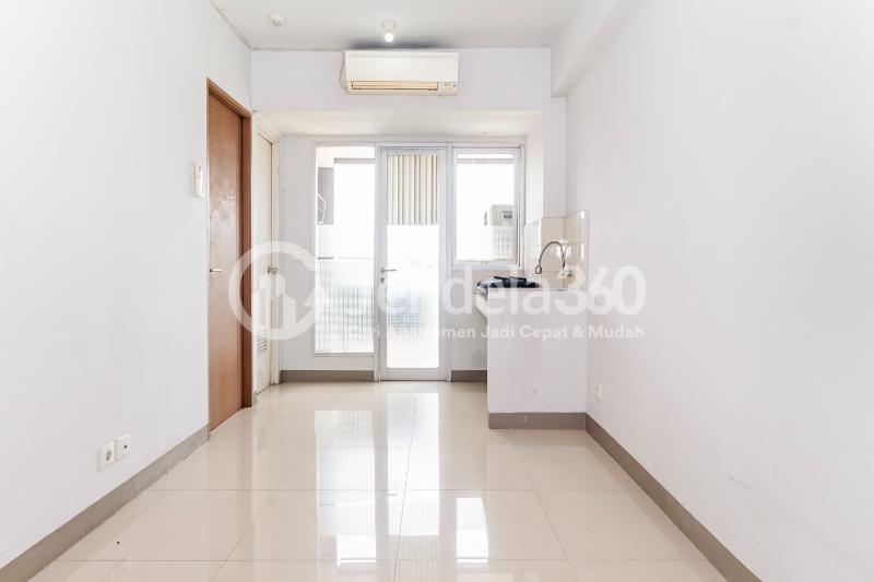 Living Room 2BR Bintaro Park View Apartment at Low Floor
