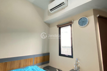 Bedroom Comfortable Studio Apartment Low Floor with City View at Begawan Malang Apartment