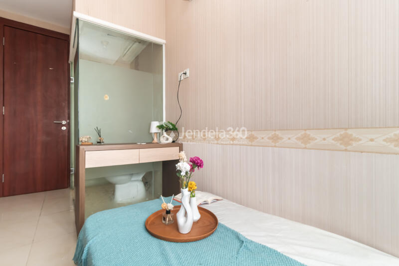 Bedroom Relaxed Studio Apartment at Saladdin Mansion Low Floor