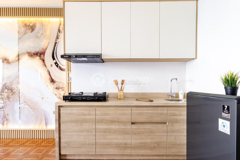 Kitchen Studio Ancol Mansion Apartment at Middle Floor