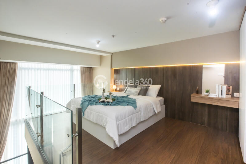 Bedroom Strategic Location 1BR Apartment High Floor with City View at U Residence Karawaci