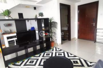 Living Room High Floor 1BR Apartment with City View at Neo Soho Residence