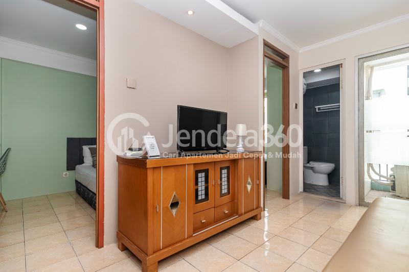 Living Room 2BR Apartment with  View at Green Park View Apartment