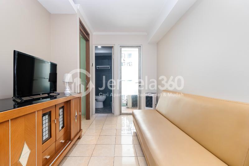 Living Room 2BR Apartment with  View at Green Park View Apartment