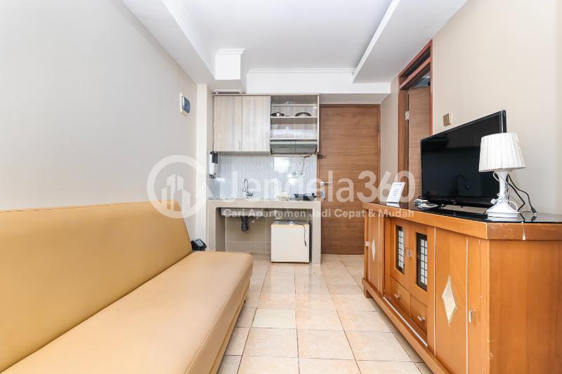 Living Room 2BR Apartment with  View at Green Park View Apartment