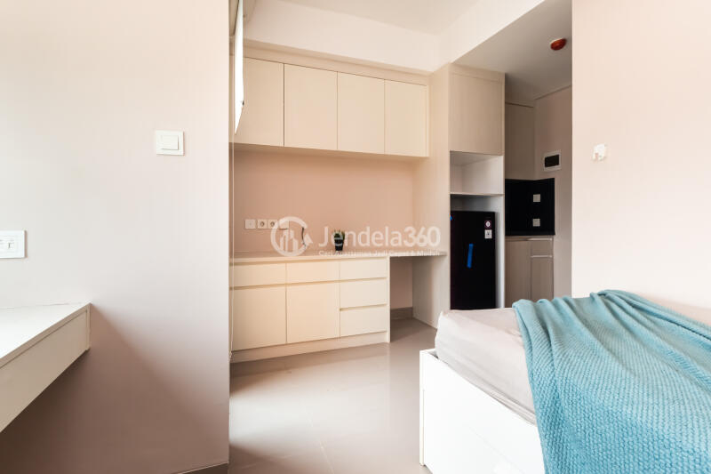 Bedroom Decorative Studio Apartment at B Residence BSD Middle Floor