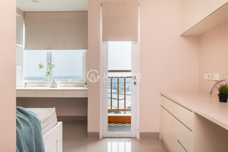 Bedroom Decorative Studio Apartment at B Residence BSD Middle Floor
