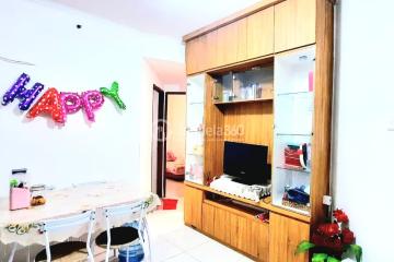 Living Room Strategic Location 3BR Apartment High Floor with  View at Mediterania Gajah Mada Apartment